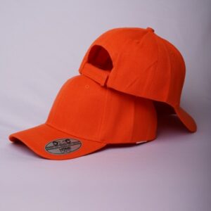 Gorra acrilica Velcro Naranja oscuro
