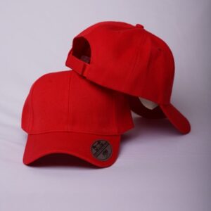 Gorra acrilica Velcro Roja